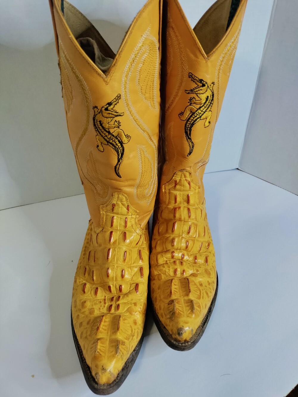 Women's Yellow Western Cowboy Boots